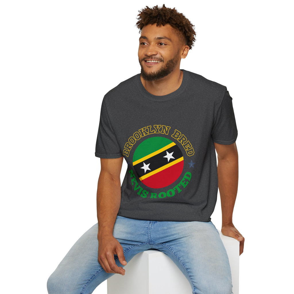 Brooklyn Bred Nevis Rooted T-Shirt — Caribbean Pride Graphic Tee