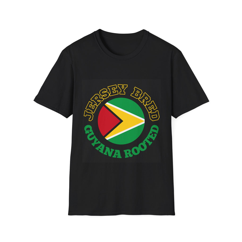 Guyana Roots Jersey T-Shirt – "Jersey Breed" Retro Flag Tee