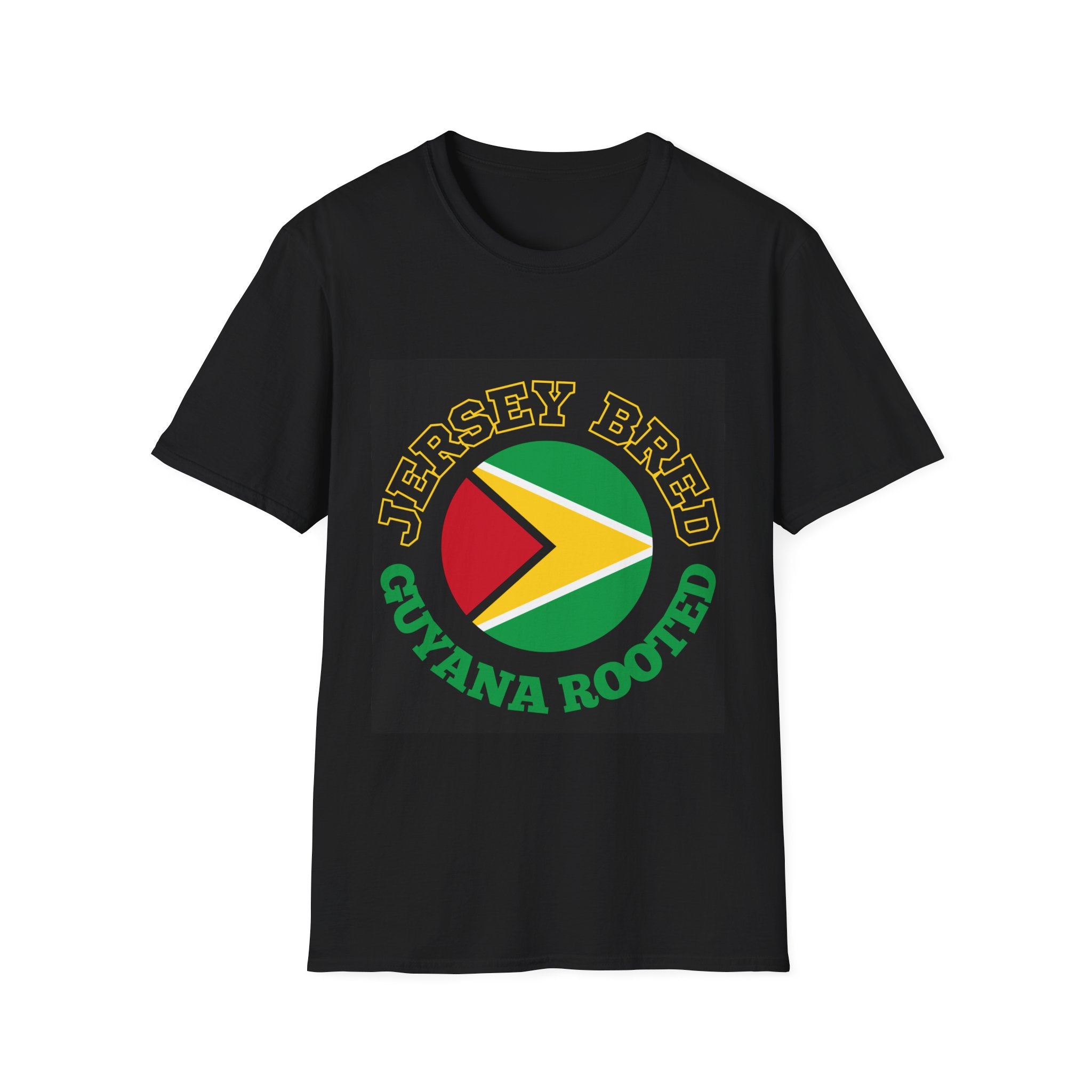 Guyana Roots Jersey T-Shirt – "Jersey Breed" Retro Flag Tee