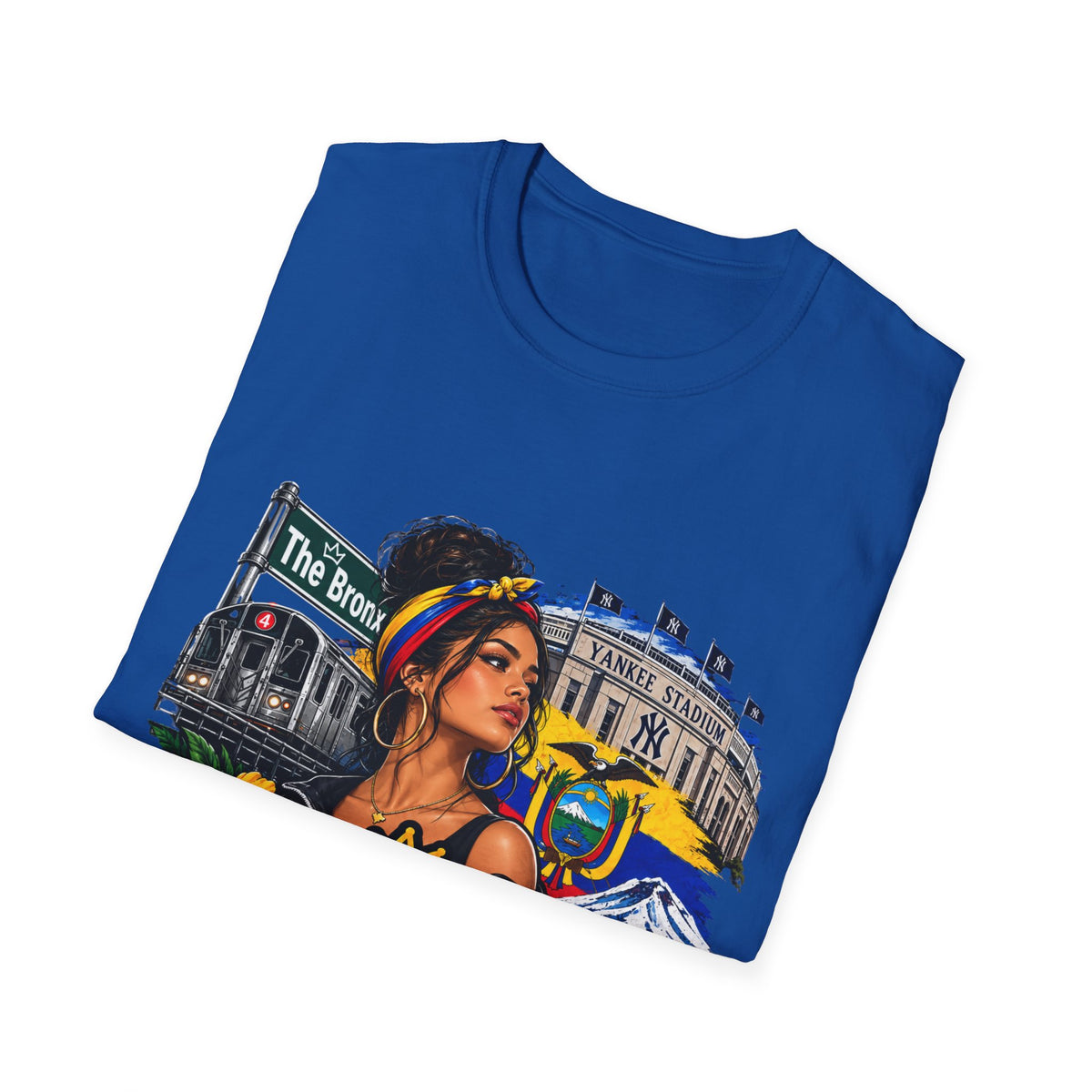 Bronx Ecuatoriana T-Shirt — Ecuadorian Pride NYC Floral Graphic