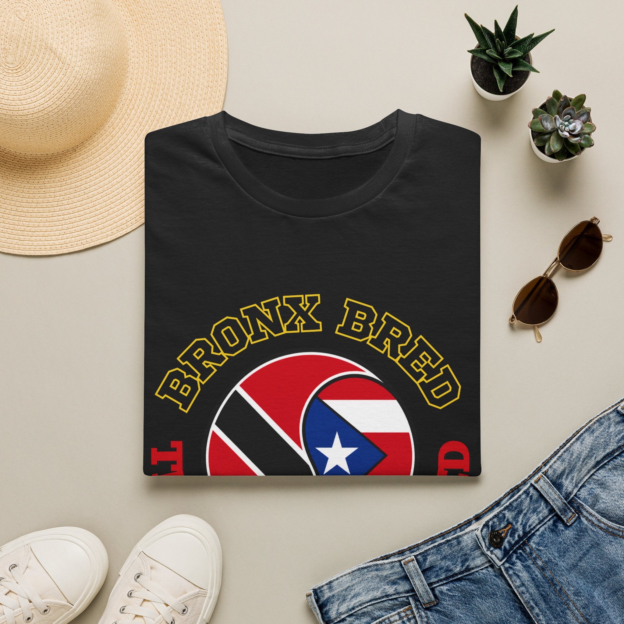 Bronx Bred, Trini-Rican Rooted Heritage Tee