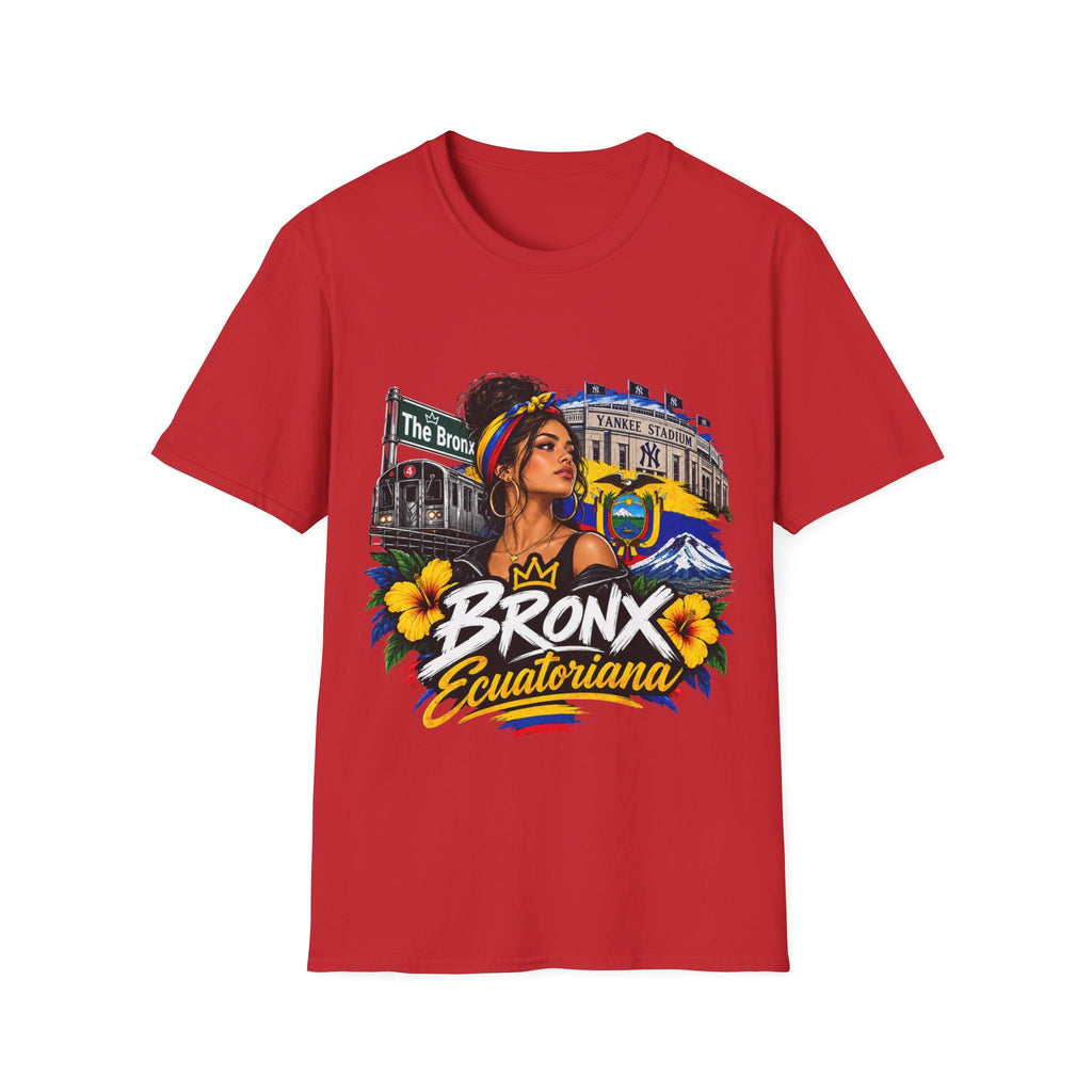 Bronx Ecuatoriana T-Shirt — Ecuadorian Pride NYC Floral Graphic