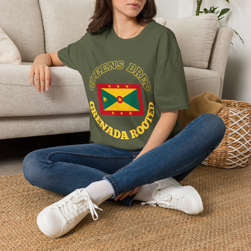 Queens Bred, Grenada Rooted Heritage T-Shirt