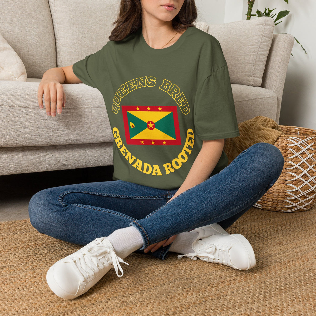 Queens Bred, Grenada Rooted Heritage T-Shirt