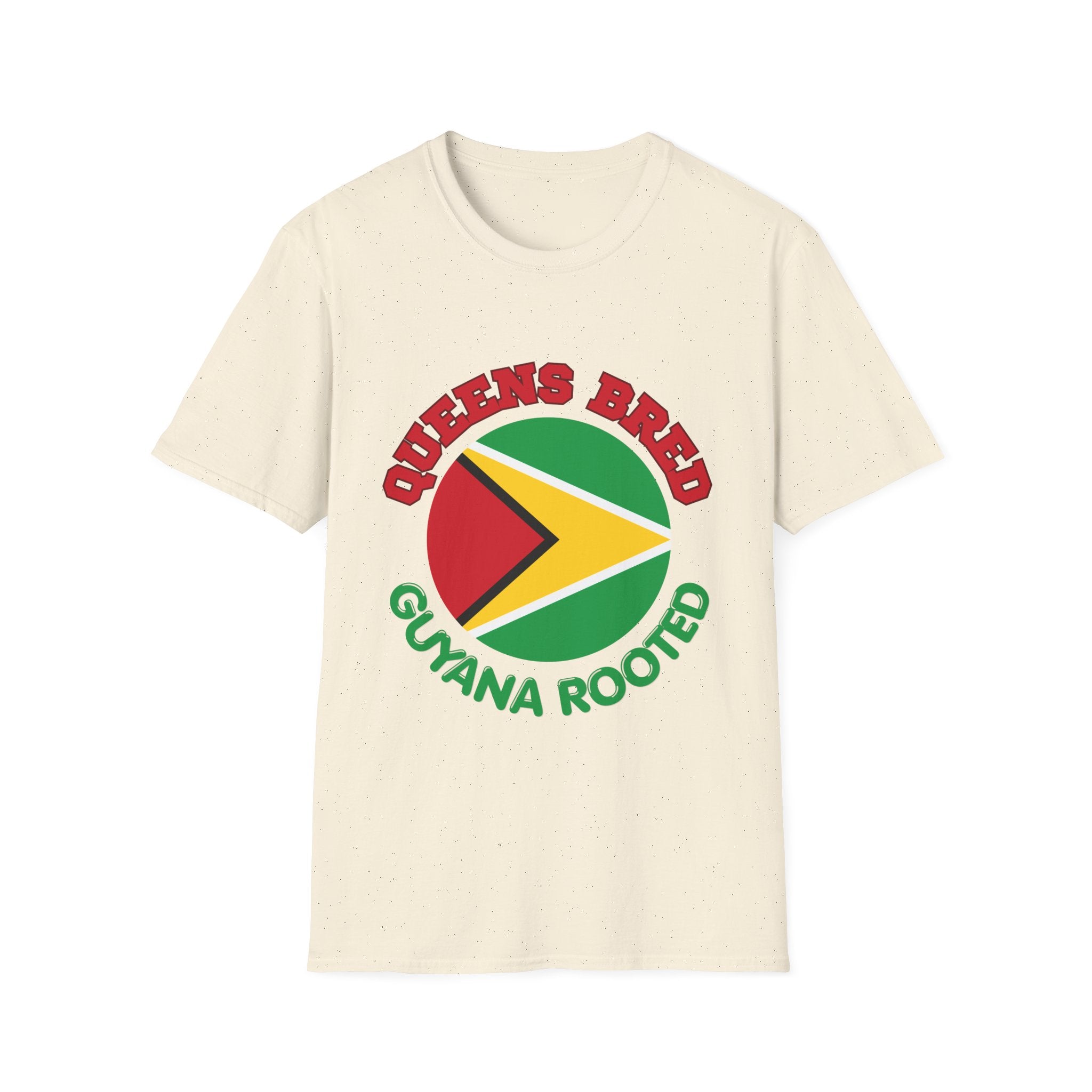 Queens Bred Guyana Rooted T-Shirt — Guyanese Flag Pride Tee