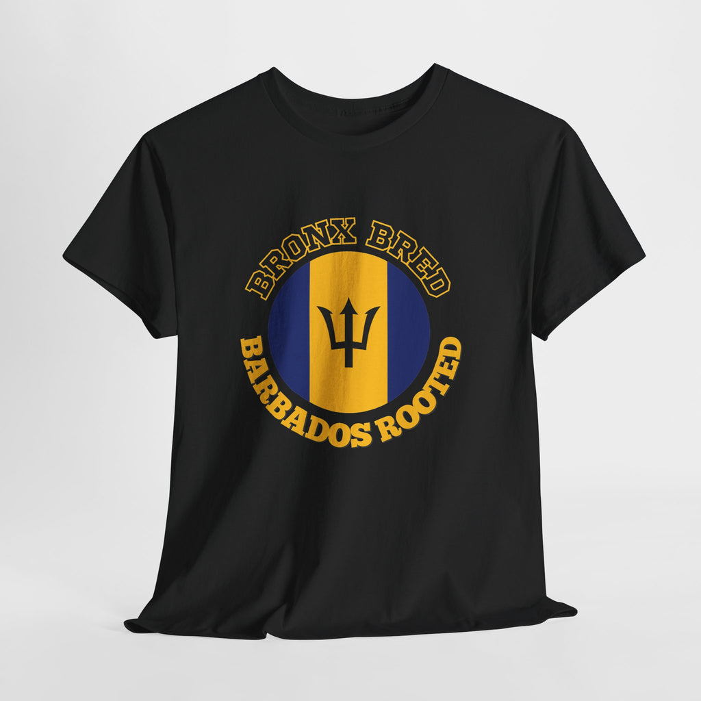 Barbados Rooted 'Bronx Bred' T-Shirt — Caribbean Pride Tee