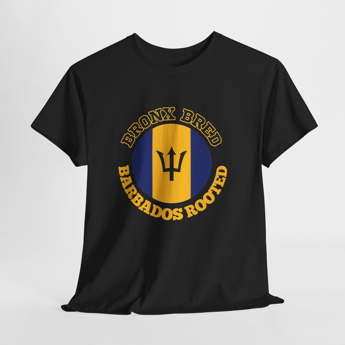 Barbados Rooted 'Bronx Bred' T-Shirt — Caribbean Pride Tee