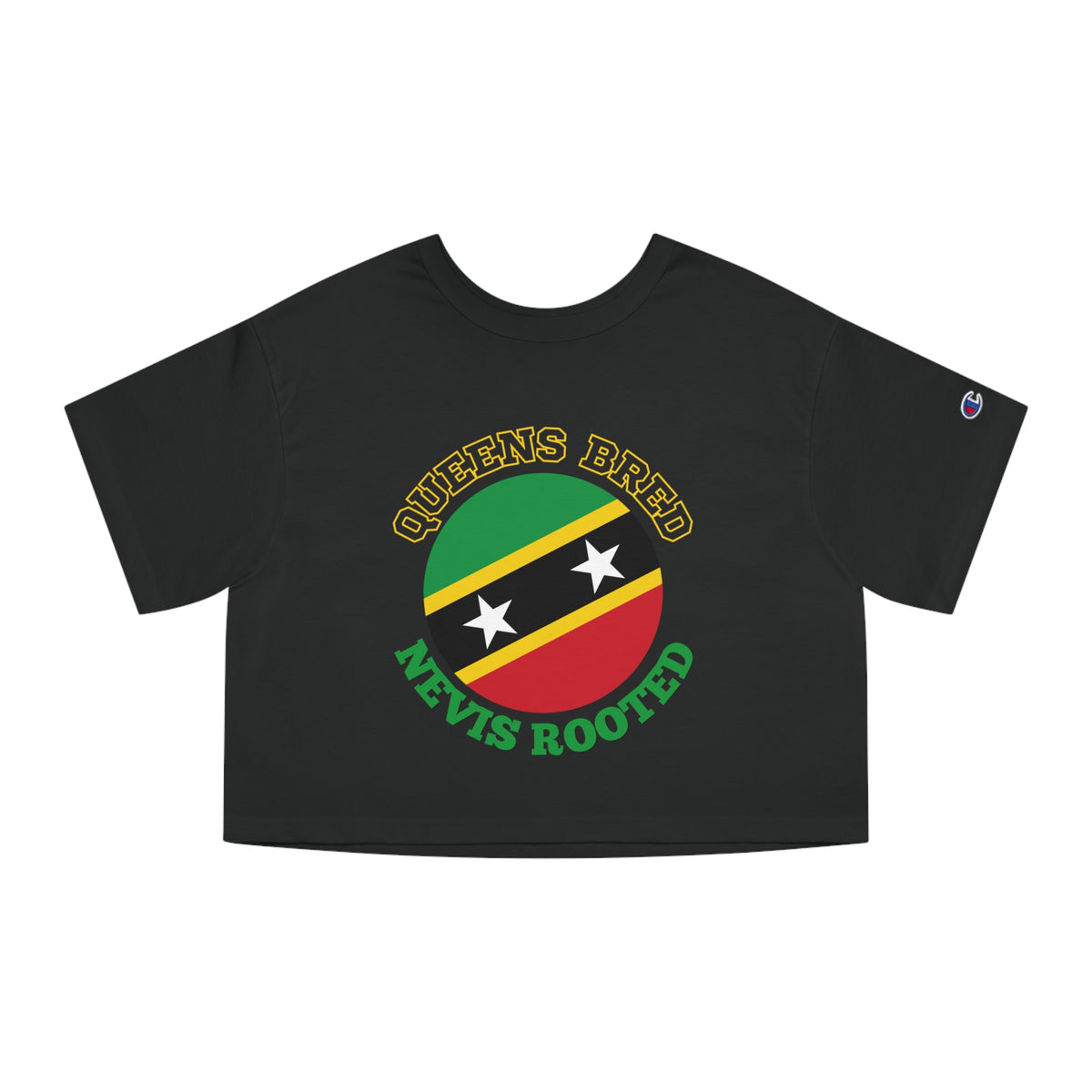 Queens Bred Nevis Rooted Cropped T-Shirt