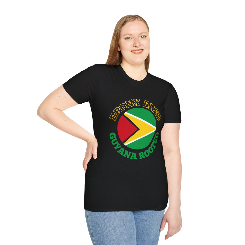 Bronx Bred, Guyana Rooted Tee | Boogie Down Caribbean Pride Shirt