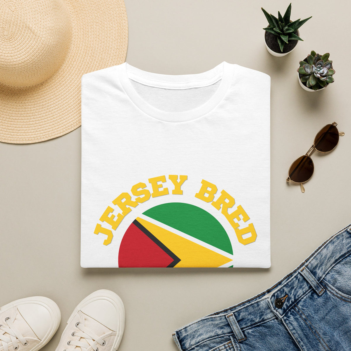 Jersey Bred Guyana Rooted T-Shirt