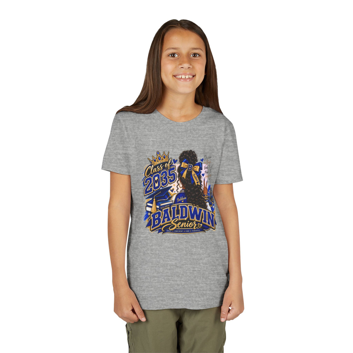 Baldwin Class of 2035 Youth T‑Shirt — 'Senior' School Spirit Tee