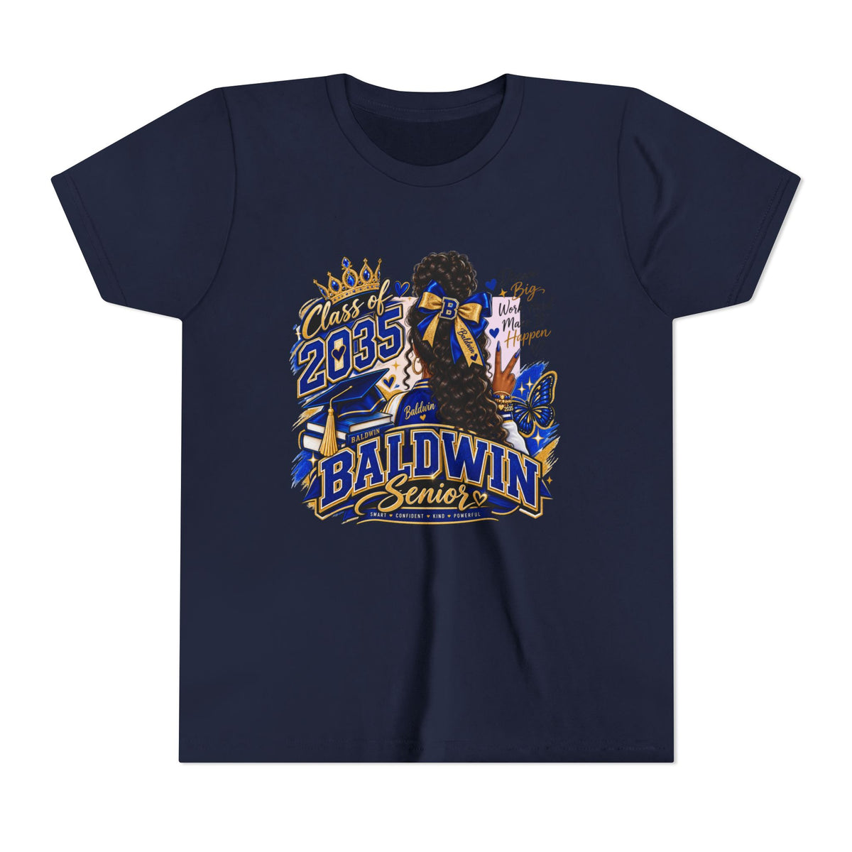 Baldwin Class of 2035 Youth T‑Shirt — 'Senior' School Spirit Tee